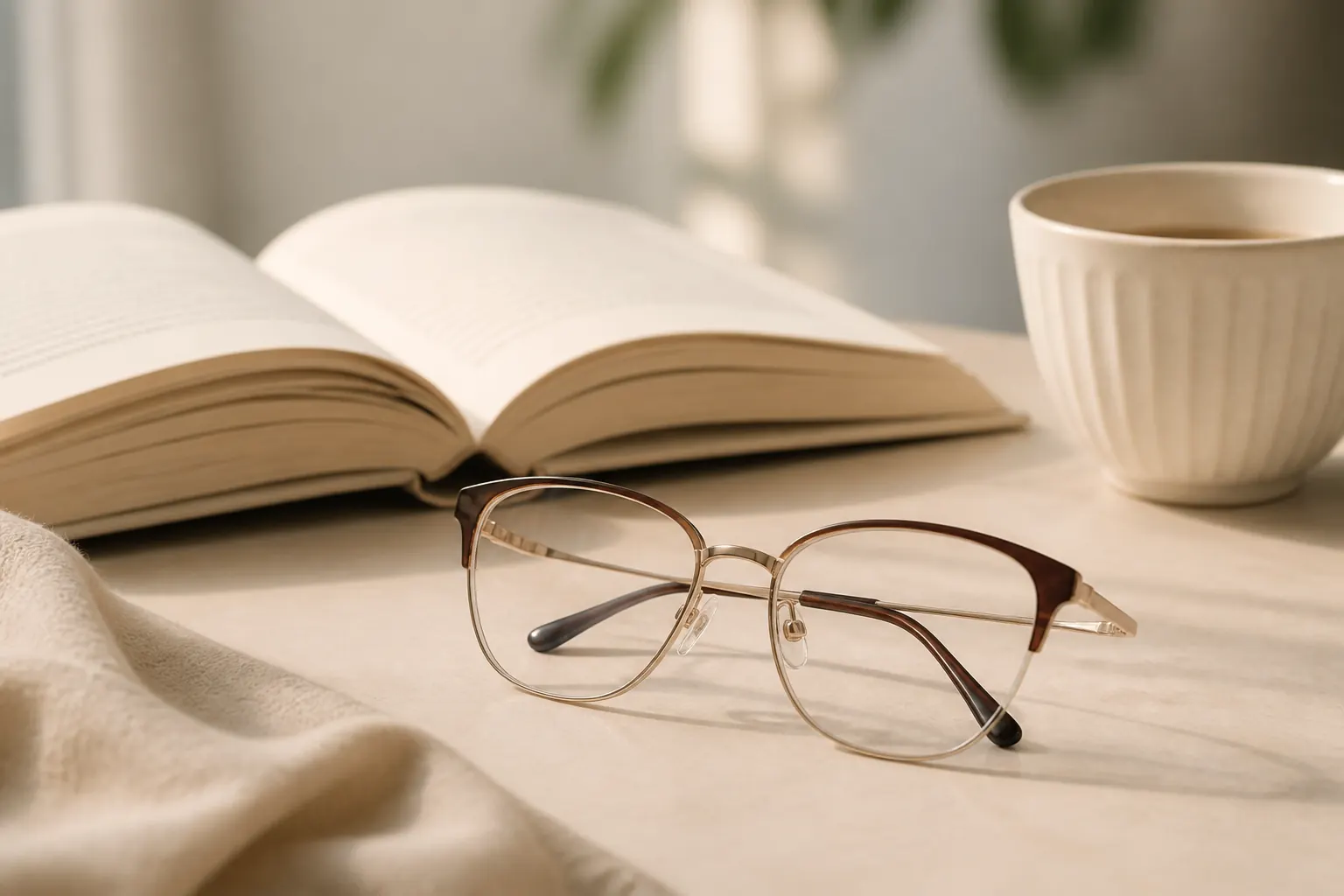 Lente multifocal em exposição